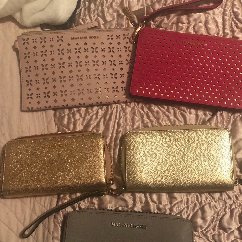 Misc. Michael Kors wallets/ wristlets
